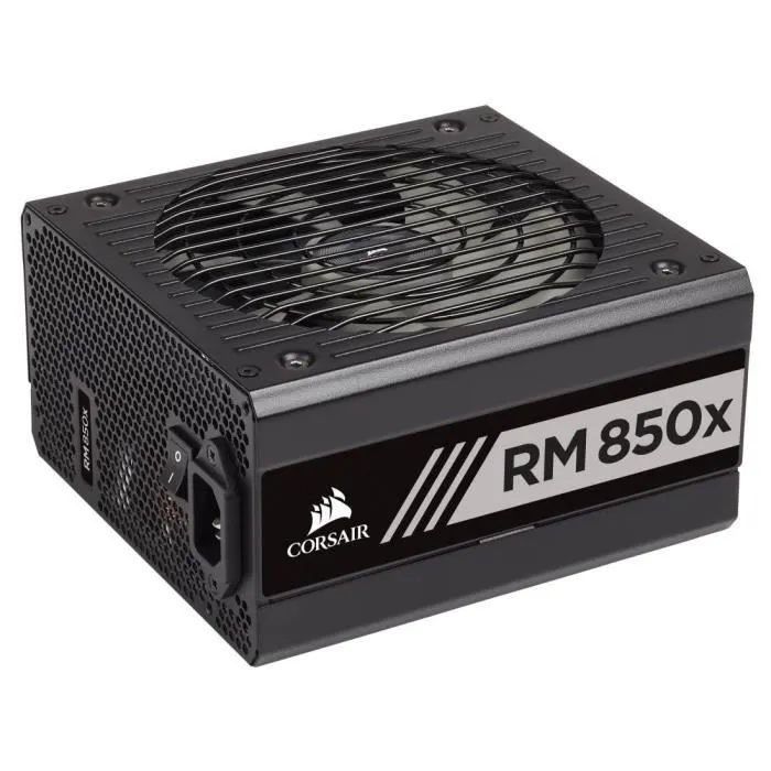 Corsair Alimentation PC Modulaire RM850x Shift 850W ATX 3.1 PCIe 5.1 avec câble 12V-2x6 natif, certification Cybenetics Gold, ventilateur silencieux 140mm - Garantie 10 ans Corsair Alimentation PC Modulaire RM850x Shift 850W ATX 3.1 PCIe 5.1 avec câble 12V-2x6 natif, certification Cybenetics Gold, ventilateur silencieux 140mm - Garantie 10 ans