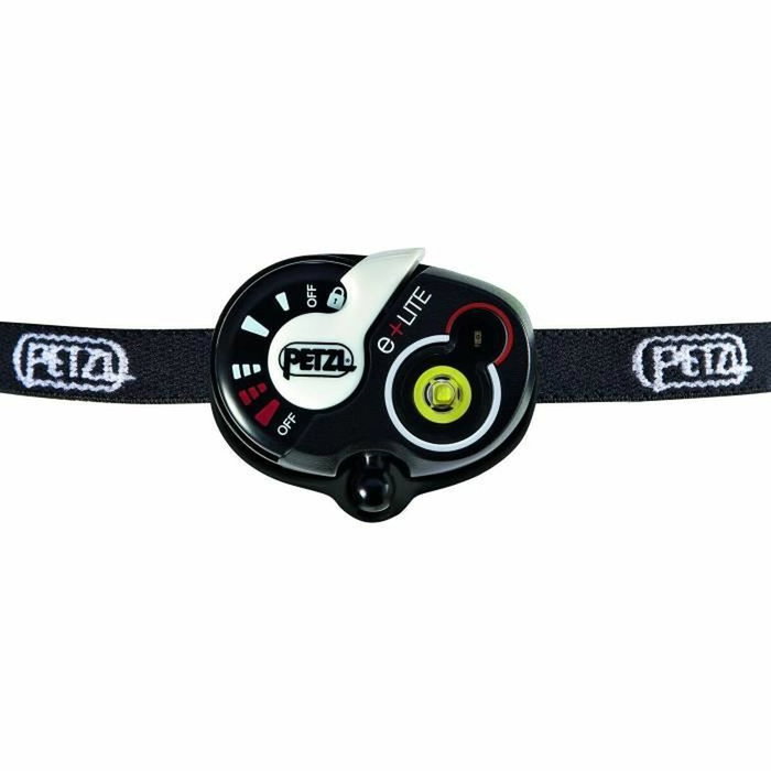 Petzl e+LITE Lampe frontale de secours 40 lumens - Noir