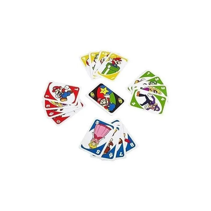 Mattel Games - Uno Super Mario Bros - Jeu de Cartes - à Partir de 7 Ans - Réf. DRD00 Mattel Games - Uno Super Mario Bros - Jeu de Cartes - à Partir de 7 Ans - Réf. DRD00