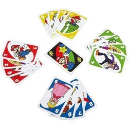 Mattel Games - Uno Super Mario Bros - Jeu de Cartes - à Partir de 7 Ans - Réf. DRD00