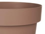 Ibergarden Pot de fleurs Plastique Marron avec réserve d'eau 30 cm (Set de 6)