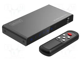 DIGITUS Switch HDMI 2.1 8K UHD 4320p Noir