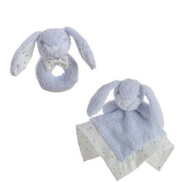Doudou Lapin 30 x 30 cm Hochet