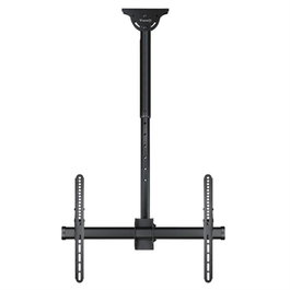Tooq LPCE1170TSLI Support Mural Plafond pour Écran 37-70 Pouces, Rotation 180°, Inclinable, Charge 50 kg, VESA 600x400, Noir