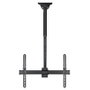 Tooq LPCE1170TSLI Support Mural Plafond pour Écran 37-70 Pouces, Rotation 180°, Inclinable, Charge 50 kg, VESA 600x400, Noir