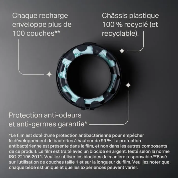 Tommee Tippee Recharge Bac à Couches Twist & Click x18 - Compatible TEC