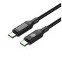 Câble USB-C Celly USBCUSBC100WLED