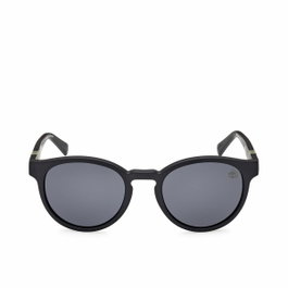 Timberland TB9323 02D Lunettes de soleil Homme Ronde Noir Mat