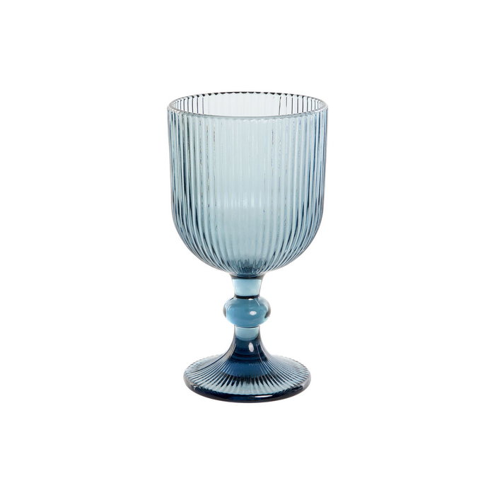 Set de Verres DKD Home Decor Bleu Verre 325 ml Set de Verres DKD Home Decor Bleu Verre 325 ml