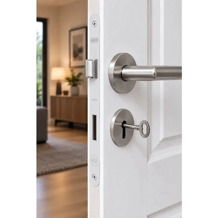 Abus Serrure à encastrer SE 50 CLEL W/G réversible avec pêne dormant et axe 50 mm Abus Serrure à encastrer SE 50 CLEL W/G réversible avec pêne dormant et axe 50 mm