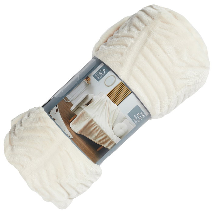 Home Deco Factory Manta Franela 150x200 cm Crema Home Deco Factory Manta Franela 150x200 cm Crema