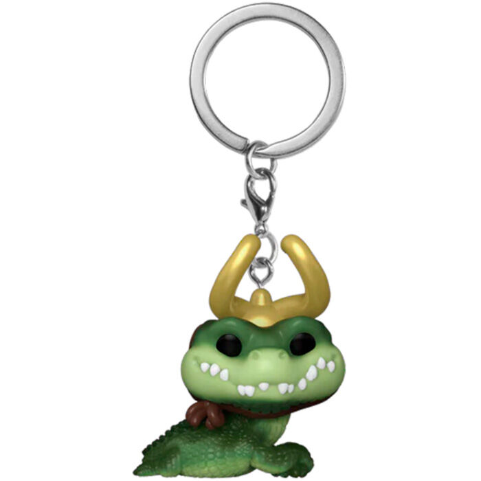 FUNKO Porte-clés Pocket Pop Marvel Loki Alligator Loki - Figurine décorative FUNKO Porte-clés Pocket Pop Marvel Loki Alligator Loki - Figurine décorative
