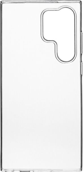 eSTUFF Coque TPU souple transparente pour Samsung Galaxy S23 Ultra - Protection complète avec compatibilité QI