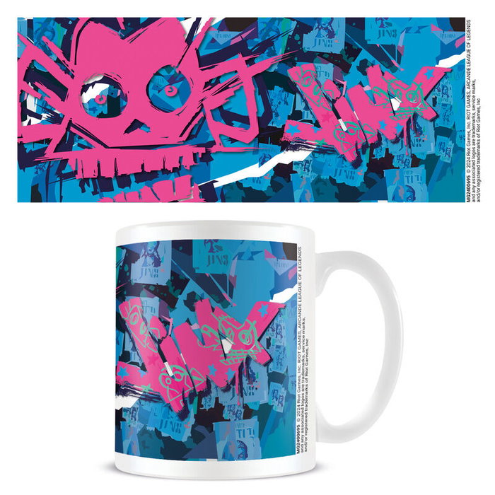 PYRAMID Tasse Jinx Arcane en céramique, 325 ml PYRAMID Tasse Jinx Arcane en céramique, 325 ml