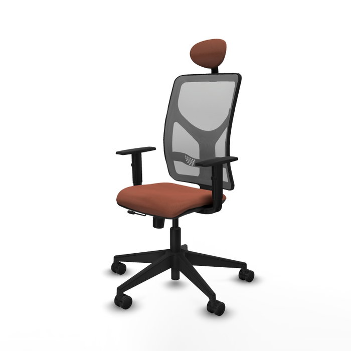 Piqueras Y Crespo Motilla - Chaise de bureau Sincro/Traslack, Marron et Gris