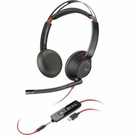 Poly Casque avec micro-cravate Blackwire 5220 USB-A - Réf. 8X231A6 - Noir