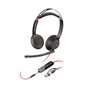 Casques avec Microphone Poly Blackwire 5220 Noir