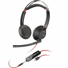 Casques avec Microphone Poly Blackwire 5220 Noir