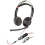 Casques avec Microphone Poly Blackwire 5220 Noir
