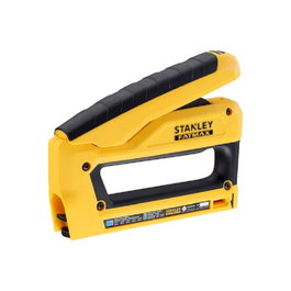 Stanley FMHT0-80551 Fatmax - Agrafeuse professionnelle avec déclencheur avant pour agrafes type A, caoutchouc, jaune/noir