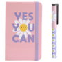 CMP General Libreta avec message 'Yes you can' et stylo