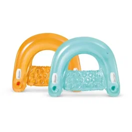 Intex Bouée Fauteuil de Piscine Semi-Immergé - Dimensions 152 x 99 cm - 2 Chambres à Air - Pour Adultes à partir de 9 Ans