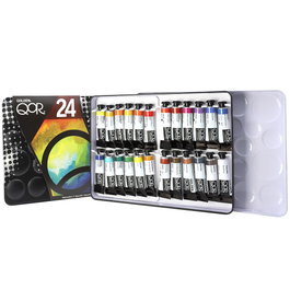 Qor Set de 24 couleurs d'aquarelle