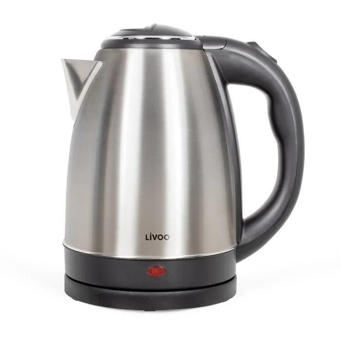Livoo DOD207 Bouilloire en acier inoxydable 1,8 L 1500 W Livoo DOD207 Bouilloire en acier inoxydable 1,8 L 1500 W