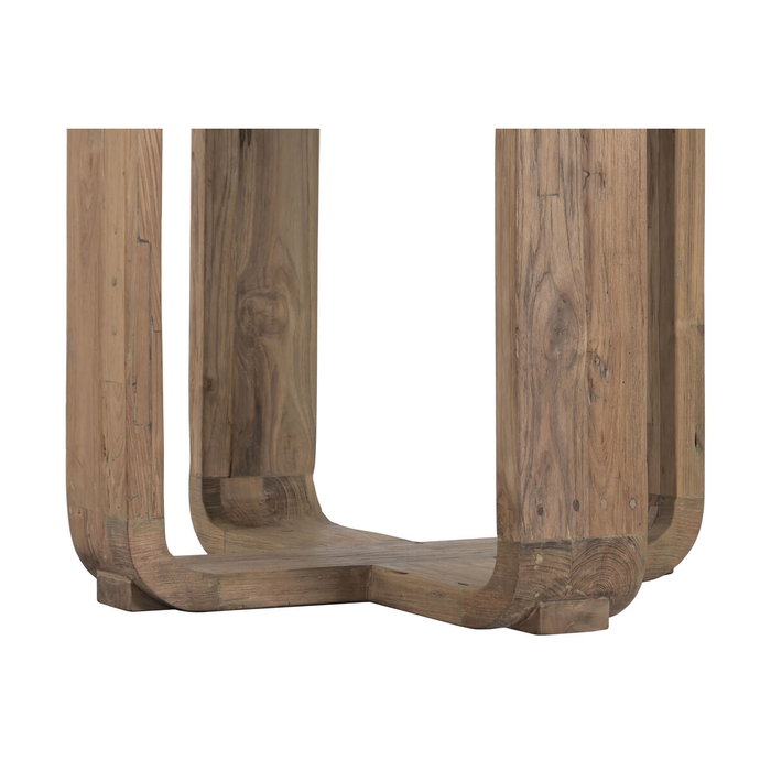 Home ESPRIT Table de Salle à Manger en Bois de Teck 140 x 140 x 78 cm