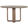 Home ESPRIT Table de Salle à Manger en Bois de Teck 140 x 140 x 78 cm