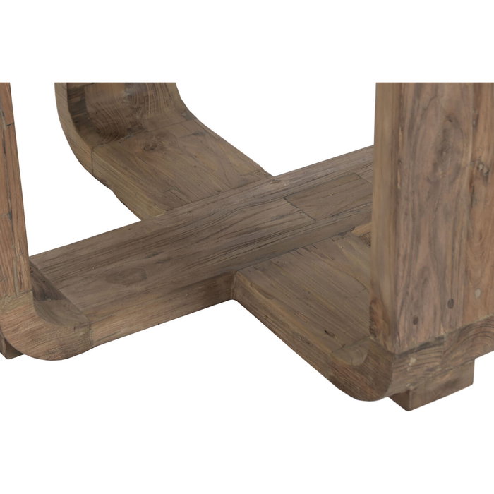 Home ESPRIT Table de Salle à Manger en Bois de Teck 140 x 140 x 78 cm