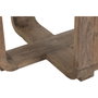 Home ESPRIT Table de Salle à Manger en Bois de Teck 140 x 140 x 78 cm