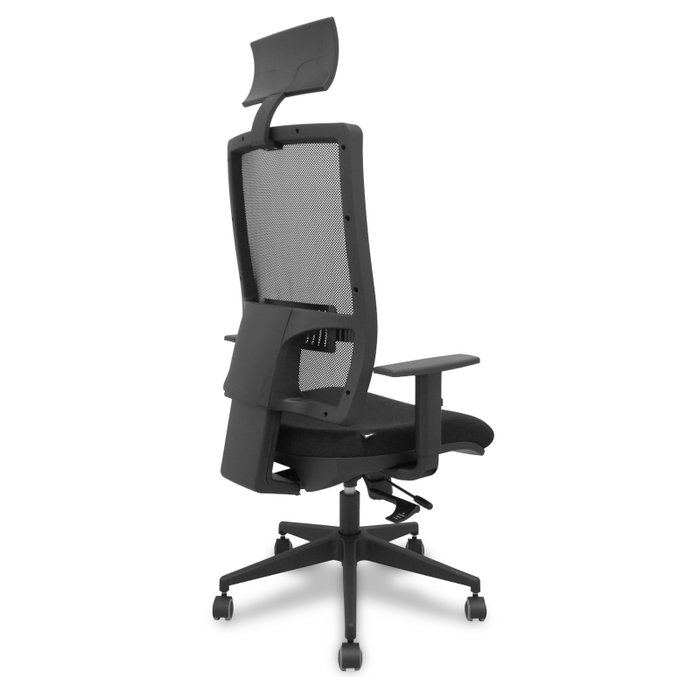 Piqueras y Crespo Chaise de bureau Horna avec mécanisme Sincro/Traslack, Noir