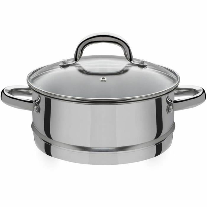 GSW Batterie de cuisine MONTREAL 10 pièces en acier inoxydable
