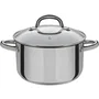 GSW Set de Batterie de Cuisine Montreal 10 Pièces Acier Inoxydable 18/10 Compatible Induction, 16 cm, 20 cm, 24 cm avec Sauteuse et Casserole