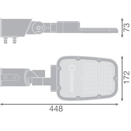 LEDVANCE AREA 45W 6075Lm 4000K 58 x 160º IP66