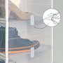Max Home Boîte à chaussures empilable Blanc 6 Unités