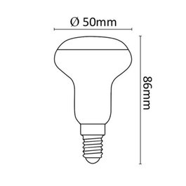 Asalite Ampoule LED E14 5W 400Lm 3000K IP20