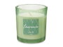 Acorde Bougie en Verre Lotiforme 120g Vert 7x8x7cm (Set de 12)
