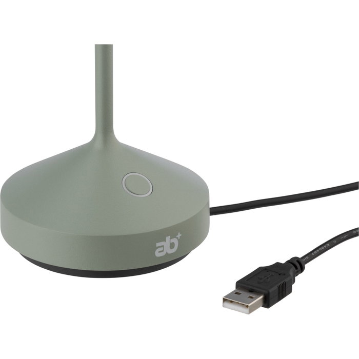 ab+ Tempo Mini Lampe de table portable vert sauge