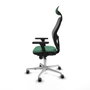 Piqueras y Crespo Chaise de Bureau 3D086G1 Vert émeraude avec Appui-tête