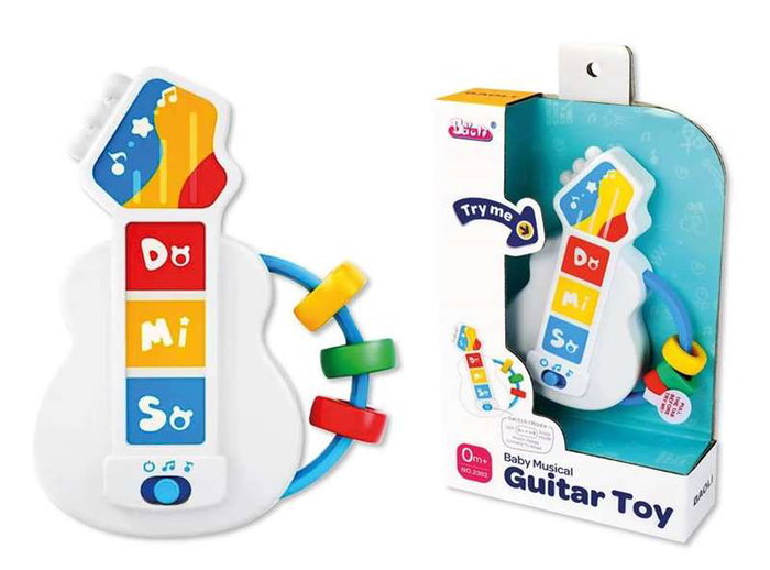 JugaToys Guitare d'activités pour enfants avec sons