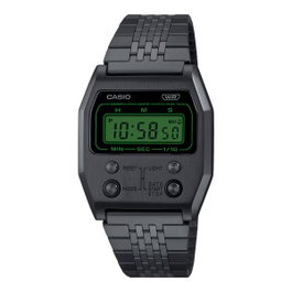 Casio A1100B-1EF Cadran Vert et Bracelet Noir