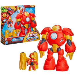 Hasbro Marvel Iron Man Armure Géante avec figurine de 7,6 cm