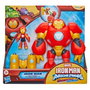 Hasbro Marvel Iron Man Armure Géante avec figurine de 7,6 cm