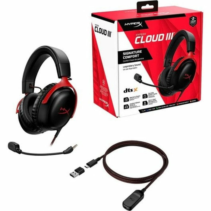 HyperX Cloud III Noir et Rouge HyperX Cloud III Noir et Rouge