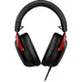 HyperX 727A9AA - Casque gamer Cloud III, filaire, micro-casque avec éclairage LED, noir/rouge