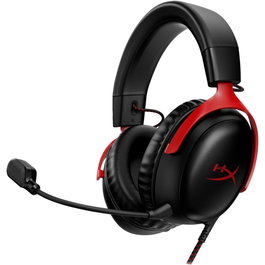HyperX Cloud III Casque Gamer Filaire Noir et Rouge