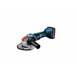 Bosch Professional GWX 18V-10 Meuleuse angulaire sans fil 125 mm 9000 tr/min - 2 batteries 5,0Ah + chargeur GAL 1880 + L-BOXX