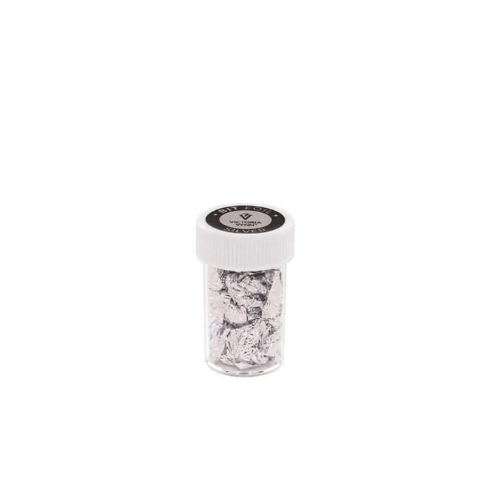 Victoria Vynn Bit Foil, Feuille métallique décorative pour ongles, couleur argent, pour vernis classique ou gel Victoria Vynn Bit Foil, Feuille métallique décorative pour ongles, couleur argent, pour vernis classique ou gel